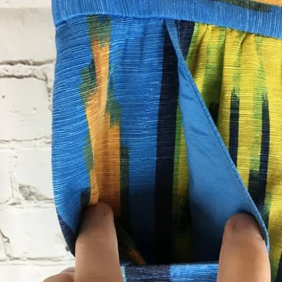 Madewell Eliot Silk Blend Watercolor Mini Skirt - Picture 5 of 6